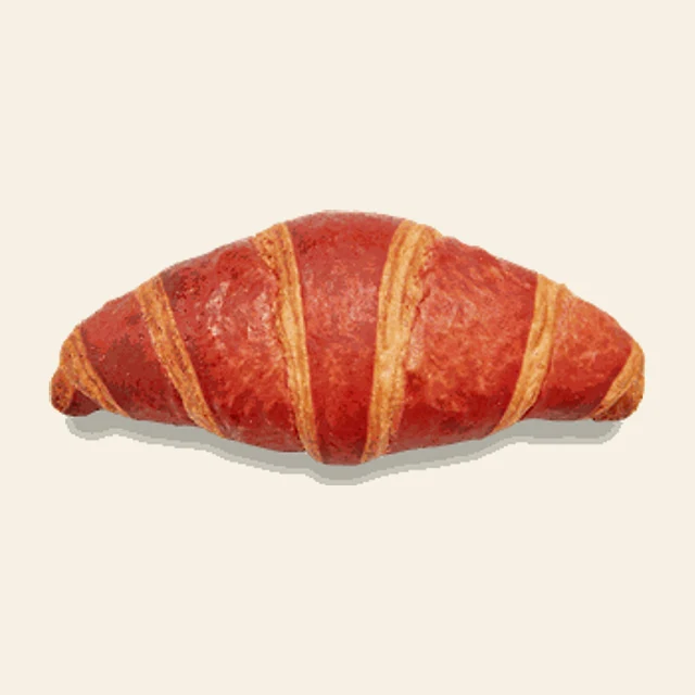 Croissant Bicolor Frambuesa