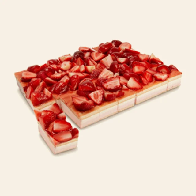 Plancha Nata y Fresa Precortada